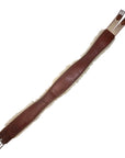 Edgewood Sheepskin Single End Elastic Girth in Chestnut