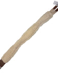 Edgewood Sheepskin Single End Elastic Girth in Chestnut