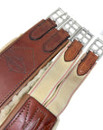 Edgewood Sheepskin Single End Elastic Girth in Chestnut