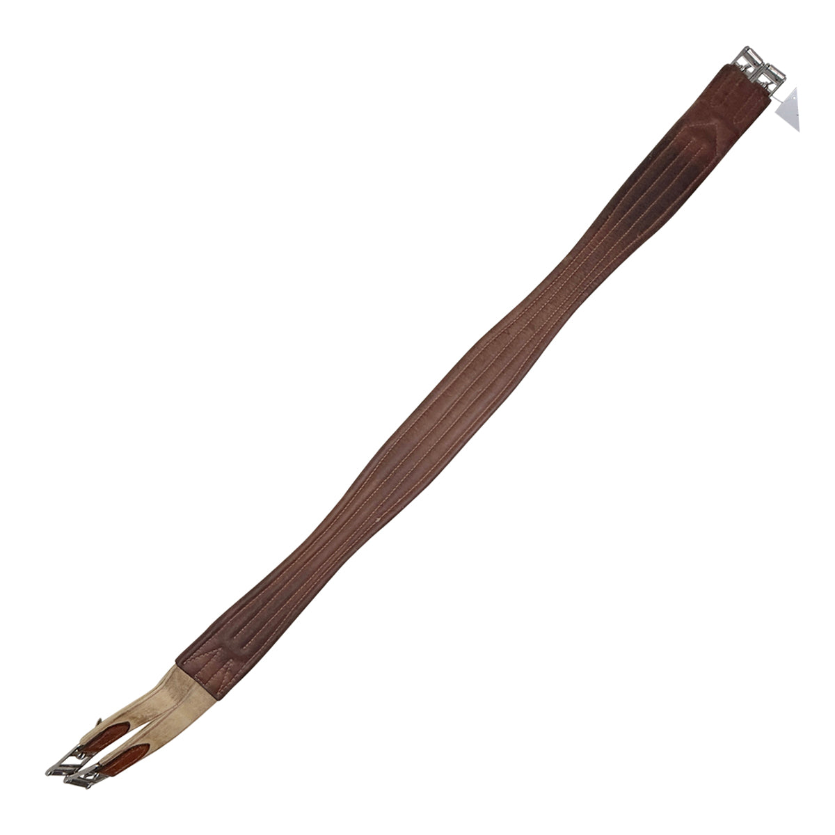 Edgewood Plain Single End Elastic Girth in Cognac