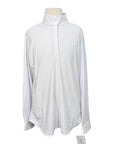 Ovation Ellie Tech Show Shirt in White/Leafs