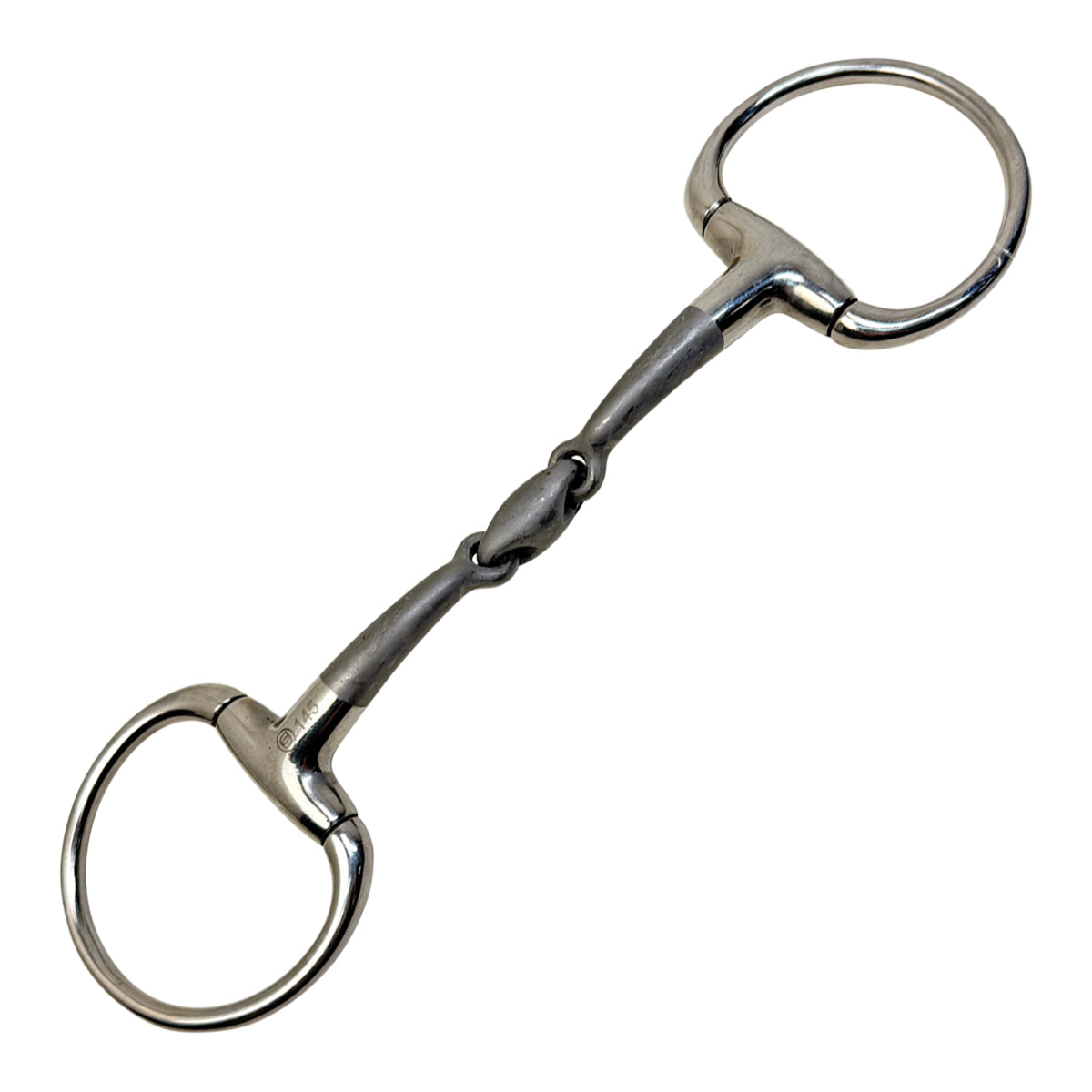 Sprenger Satinox Mors Double Brisure – Embouchure Ergonomique Acier Inox, 70 Mm Anneaux, 14 Mm Épaisseur