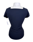 Cavalleria Toscana SS Show Shirt w/Bib in Navy