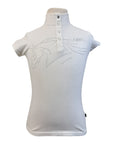 QHP 'Nola Jr.' Schooling Shirt in White and Silver