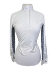 RJ Classics 'Lauren' Show Shirt in White/Horse Spiral