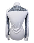 RJ Classics 'Lauren' Show Shirt in White/Horse Spiral