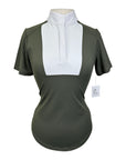 Free Ride Equestrian 'Amelia' SS Show Shirt in Sage