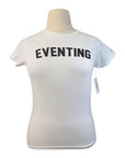 Levade 'Eventing' Vintage Varsity Tee in White