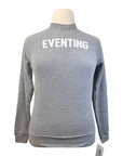 Levade 'Eventing' Vintage Varsity Sweatshirt in Grey