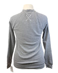 Levade 'Eventing' Vintage Varsity Sweatshirt in Grey