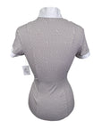 For Horses 'Gloria' Technical Show Shirt in Red Horseshoes