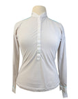 Horse Pilot 'Aerolight' Long Sleeve Show Shirt in Grey