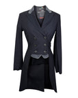 Equiline 'Cadence' Shadbelly in Black/Grey