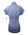 Ariat TEK Heat Series 1/4 Zip Short Sleeve Shirt in Blue Heather