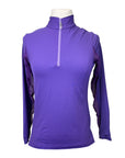 EIS 1/4 Zip Base Layer in Royal Purple