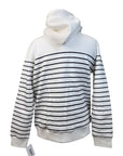 Pénélope 'Harlem' Hoodie in White/Navy