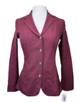 Animo Sport Show Coat in Burgundy