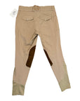 Free Ride Equestrian 'Posh' Knee Patch Breeches in Tan