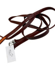 CWD Sport Color Nylon Lined Stirrup Leathers in Brown/Orange