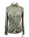 PS of Sweden 'Estelle' Shirt in Green/Tack
