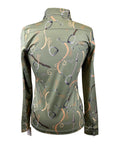 PS of Sweden 'Estelle' Shirt in Green/Tack