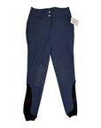 Cavalleria Toscana Logo Grip Breeches in Deep Blue