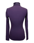 LeMieux 'Liberte' High Neck Shirt in Plum