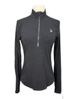 Goode Rider 'All Sport' Long Sleeve Shirt in Charcoal - Women's XS