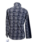 Kerrits Fleece Lined Long Sleeve Shirt in Black/Grey Plaid