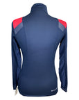 Ariat TEK Heat Series Long Sleeve Shirt in Navy/Red