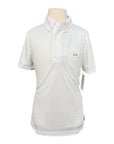 Jump'In 'Gaston' Boy's S/S Competition Shirt in White