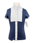 For Horses 'Arietta' Show Shirt in Navy/White