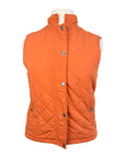 Dover Saddlery Quilted Vest in Orange