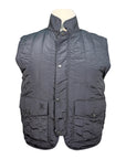 Yagya Quilted Riding Vest in Black