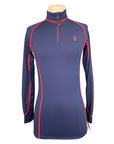 Tredstep 'Futura' Sport Shirt in Navy w/ Red - Women's XS