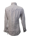 Milton Menasco 'Colt' Western Shirt in Tan Plaid