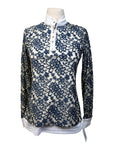 For Horses 'Vega' Lace Competition Shirt in Navy Lace