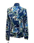 Kastel Signature Long Sleeve Shirt in Blue Botanical