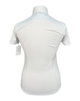 Essex Classics Talent Yarn 'Peeps Foundation' Show Shirt in White/Purple Ponies