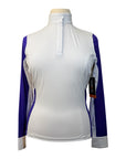 Kerrits 'Affinity' Show Shirt in White/Iris