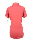 Dover Saddlery Short Sleeve 1/4 Polo Zip in Mulberry - Women's Medium