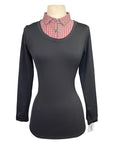 CALLIDAE The Practice Shirt in Black/ Bloodstone Eyes