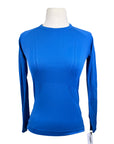 TKEQ The 'Kennedy' Seamless Long Sleeve in Ultra Blue