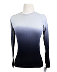 TKEQ 'The Kennedy' Seamless Long Sleeve Shirt in Ombre