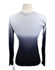 TKEQ 'The Kennedy' Seamless Long Sleeve Shirt in Ombre