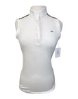 AA Platinum Ruffled Show Shirt in White