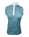 AA Platinum Ruffled Show Shirt in Teal