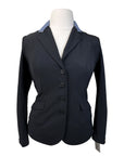 Iago Competition Jacket in Black/Blue Collar