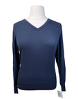RJ Classics 'Natalie' V-Neck Sweater in Navy