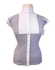 IN PERSON ONLY: For Horses 'Aria' Technical Show Shirt in Grey - Women's XL